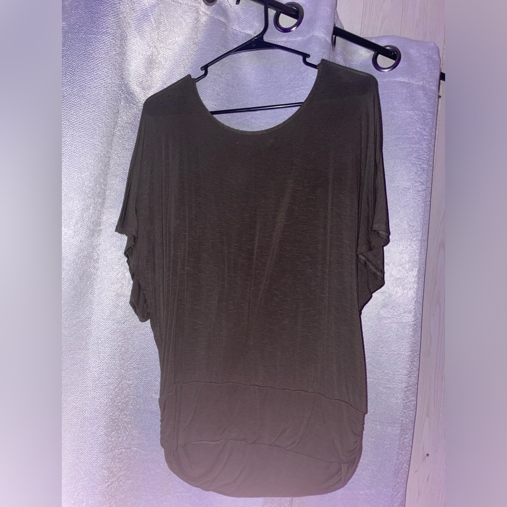 Maurices sage green top